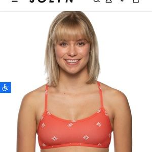 Jolyn Adrian Top. Like new! Sunny print